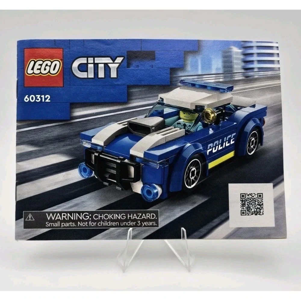 LEGO CITY: Police Car 60312 pre-owned‎ Complete Toy Flashlight Police Cap no box